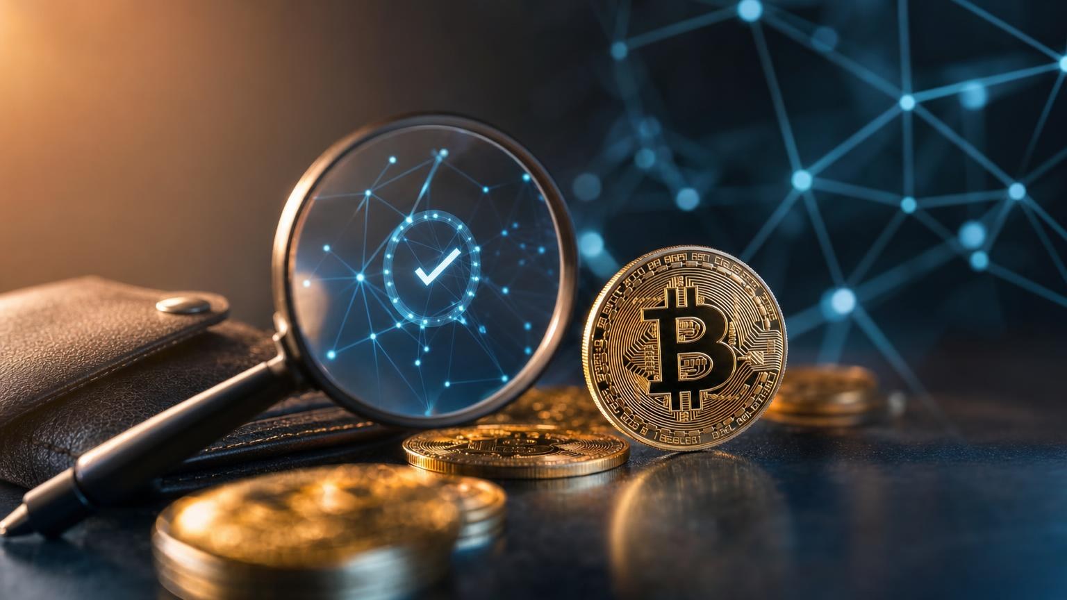 A Bitcoin wallet screen and exchange order details being compared before an irreversible BTC transfer